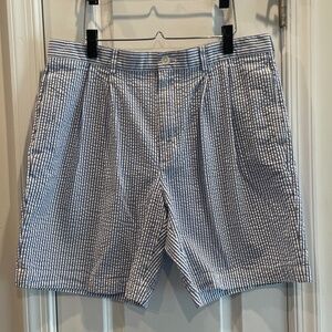 Brooks Brothers Blue and White Striped Men Shorts